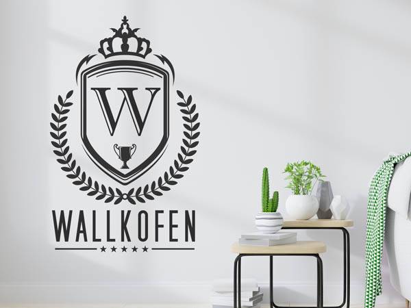 Wandtattoo Wallkofen Wappen