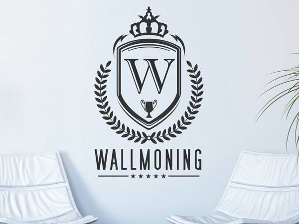 Wandtattoo Wallmoning Wappen