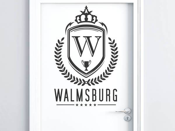 Wandtattoo Walmsburg Wappen