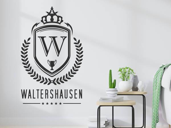 Wandtattoo Waltershausen Wappen