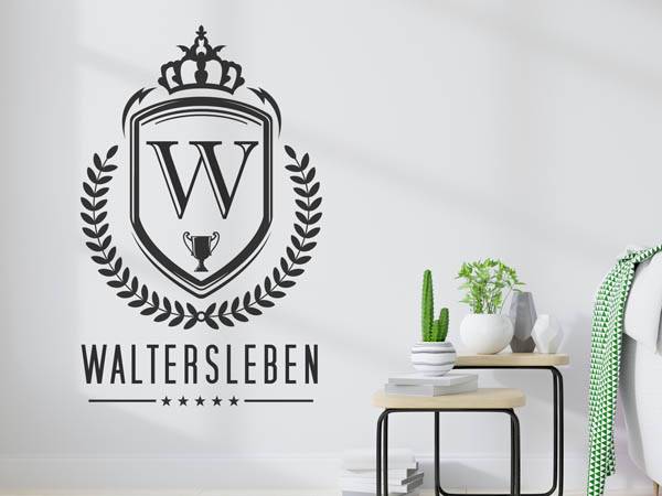 Wandtattoo Waltersleben Wappen