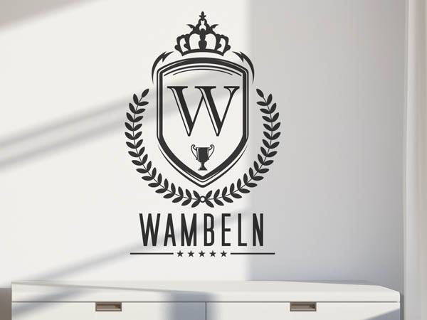 Wandtattoo Wambeln Wappen
