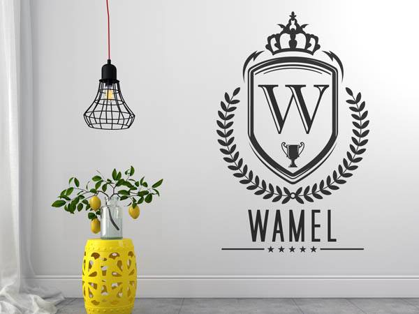 Wandtattoo Wamel Wappen