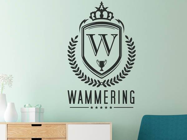 Wandtattoo Wammering Wappen