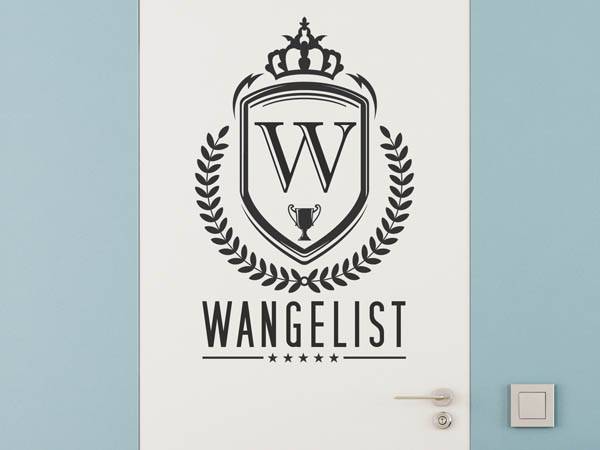 Wandtattoo Wangelist Wappen
