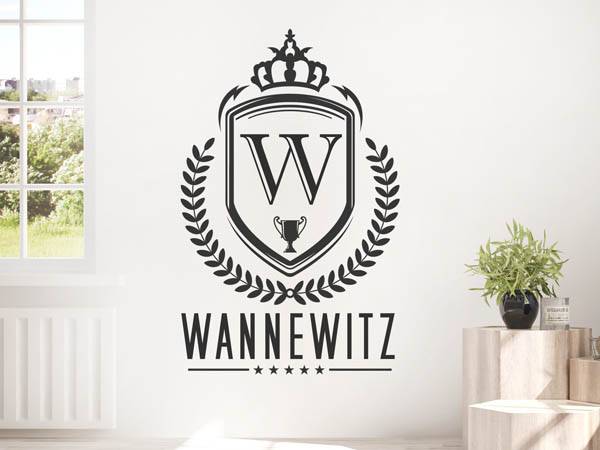 Wandtattoo Wannewitz Wappen