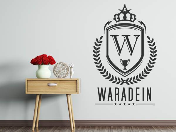 Wandtattoo Waradein Wappen