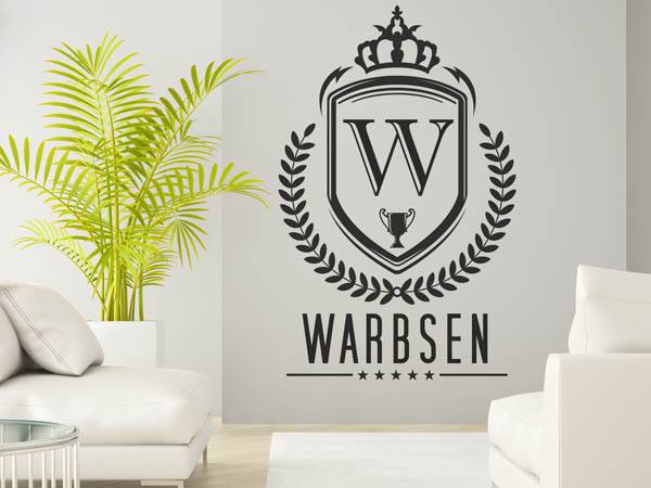 Wandtattoo Warbsen Wappen