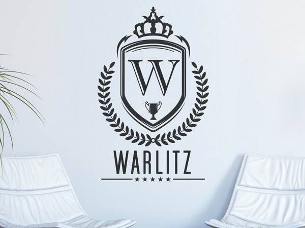 Wandtattoo Warlitz Wappen