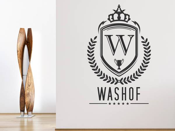 Wandtattoo Washof Wappen