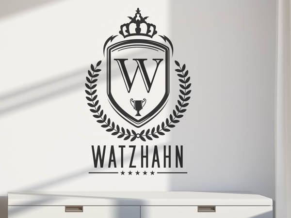 Wandtattoo Watzhahn Wappen