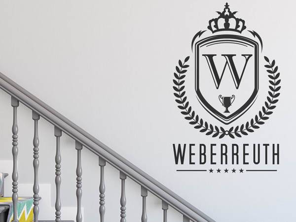 Wandtattoo Weberreuth Wappen