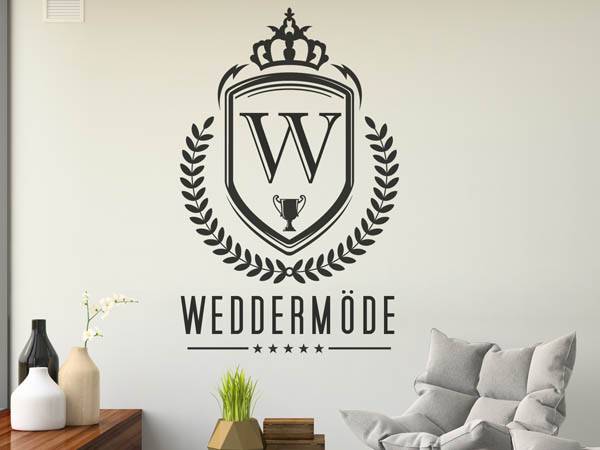Wandtattoo Weddermöde Wappen