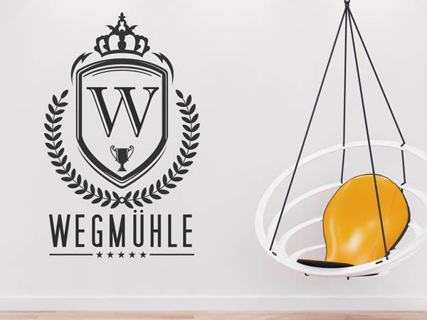 Wandtattoo Wegmühle Wappen