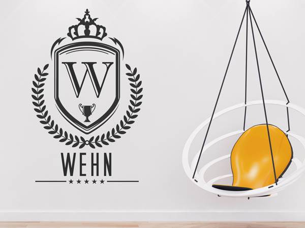Wandtattoo Wehn Wappen
