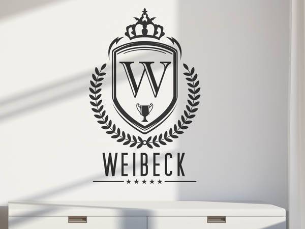 Wandtattoo Weibeck Wappen
