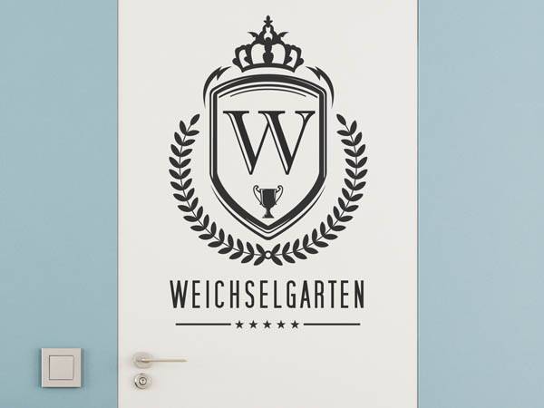 Wandtattoo Weichselgarten Wappen
