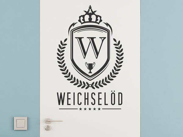 Wandtattoo Weichselöd Wappen