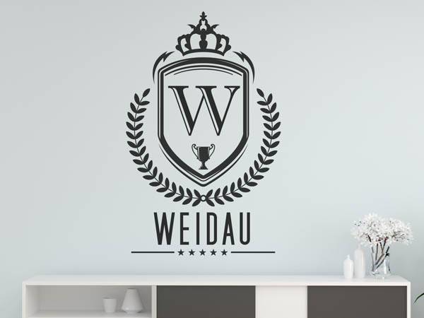 Wandtattoo Weidau Wappen