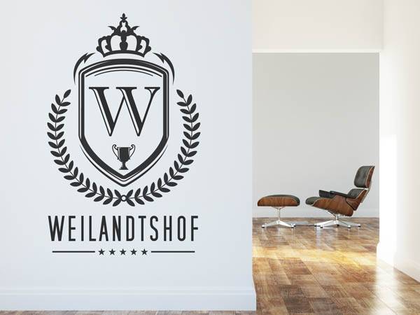 Wandtattoo Weilandtshof Wappen