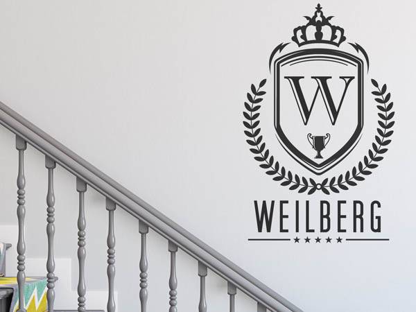 Wandtattoo Weilberg Wappen