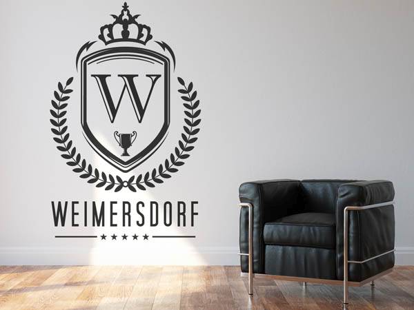 Wandtattoo Weimersdorf Wappen