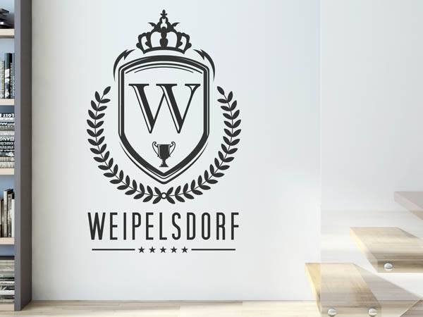 Wandtattoo Weipelsdorf Wappen