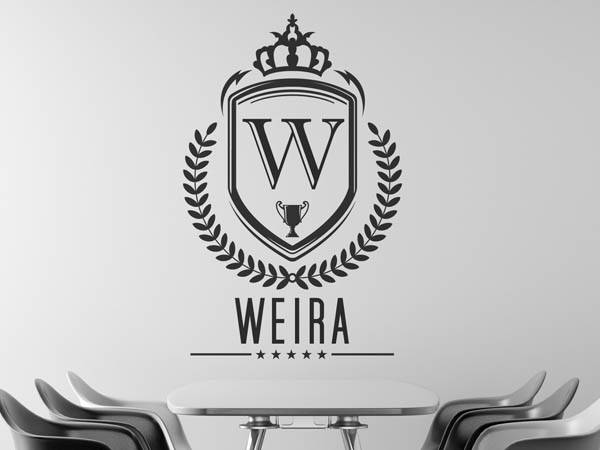 Wandtattoo Weira Wappen