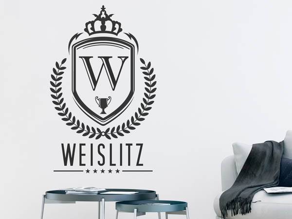 Wandtattoo Weislitz Wappen