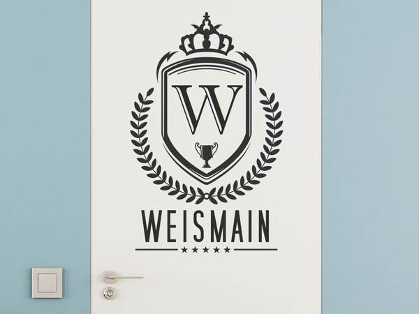 Wandtattoo Weismain Wappen