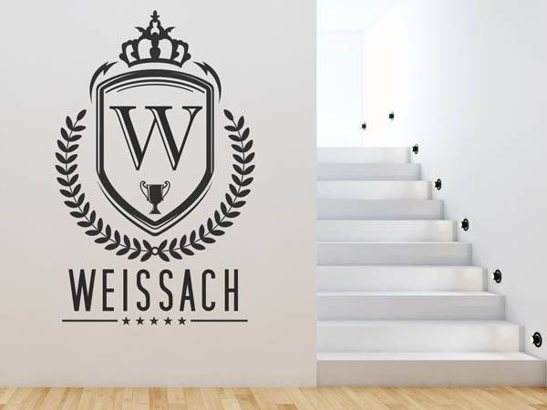 Wandtattoo Weissach Wappen