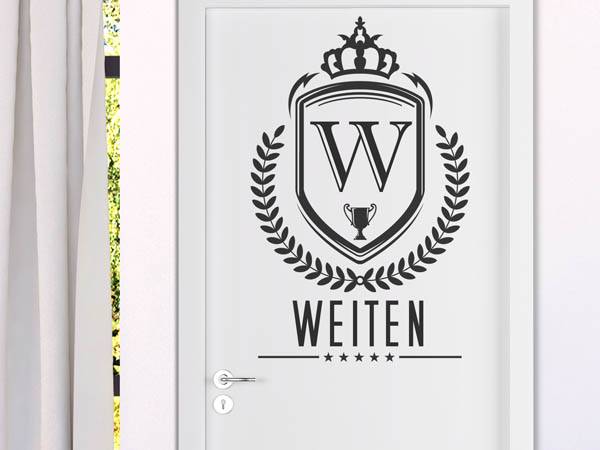 Wandtattoo Weiten Wappen