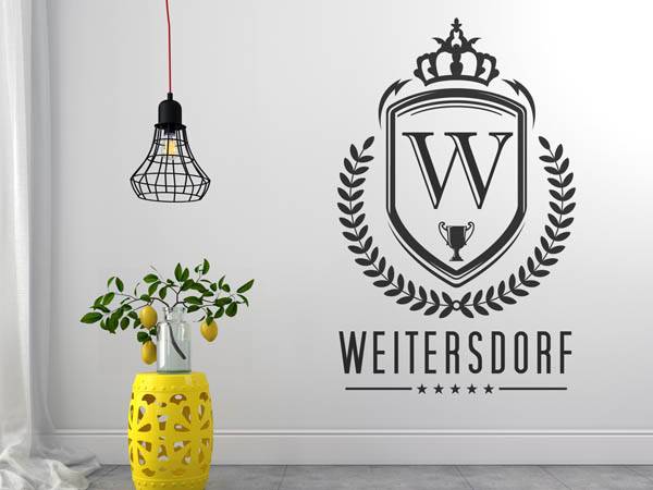Wandtattoo Weitersdorf Wappen