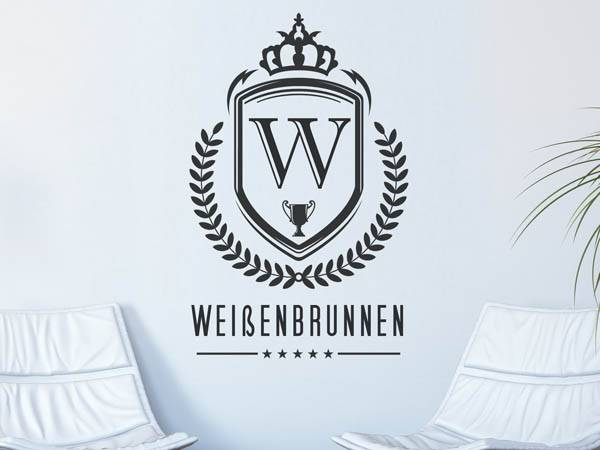 Wandtattoo Weißenbrunnen Wappen