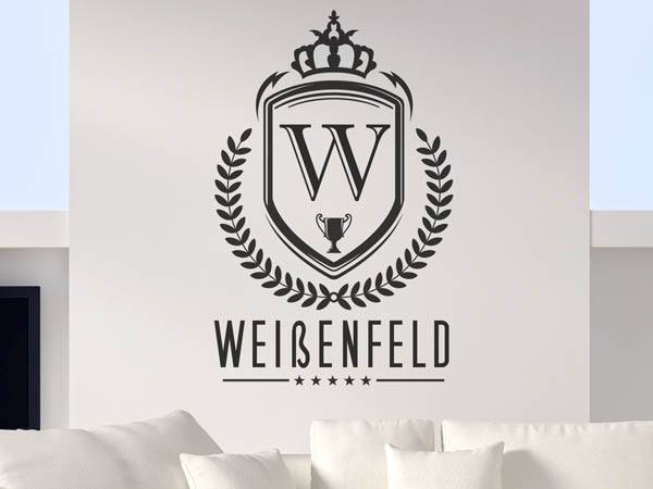 Wandtattoo Weißenfeld Wappen