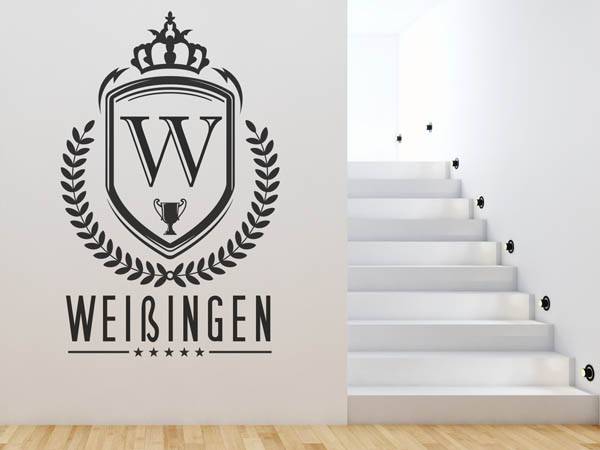 Wandtattoo Weißingen Wappen