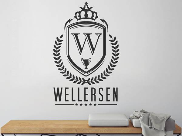 Wandtattoo Wellersen Wappen