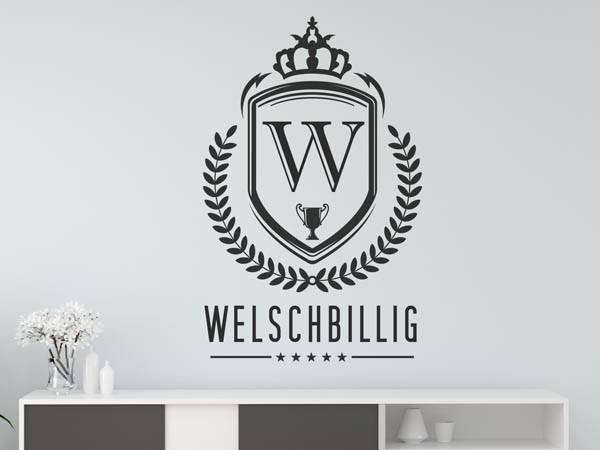 Wandtattoo Welschbillig Wappen