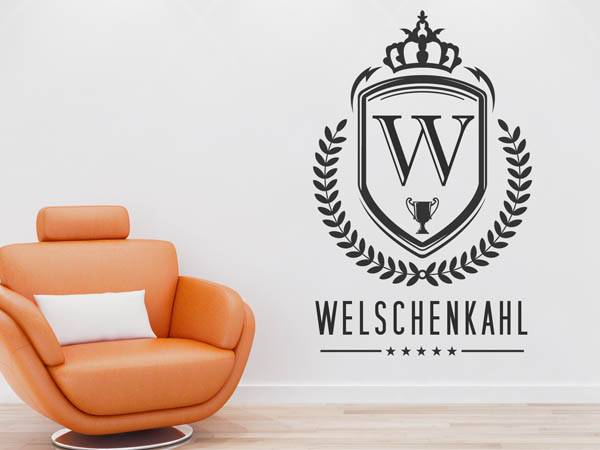 Wandtattoo Welschenkahl Wappen