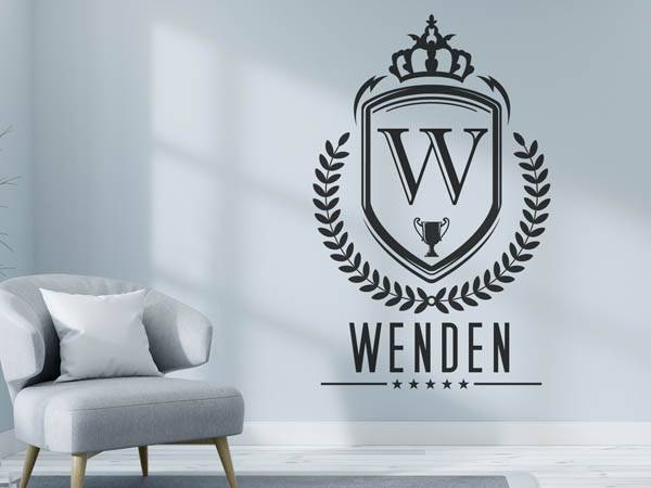 Wandtattoo Wenden Wappen