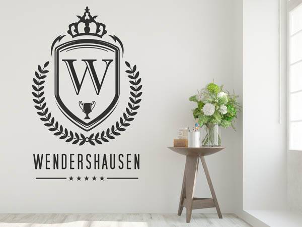 Wandtattoo Wendershausen Wappen
