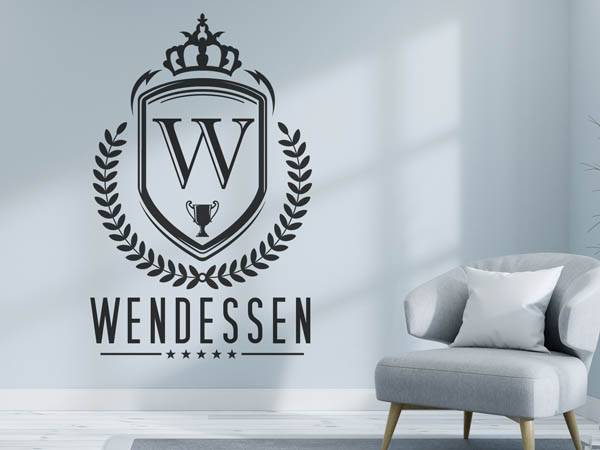 Wandtattoo Wendessen Wappen