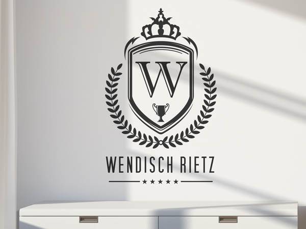 Wandtattoo Wendisch Rietz Wappen