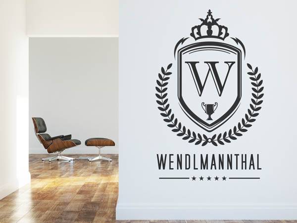 Wandtattoo Wendlmannthal Wappen