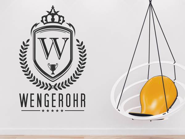 Wandtattoo Wengerohr Wappen