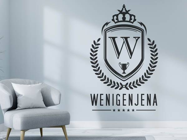 Wandtattoo Wenigenjena Wappen