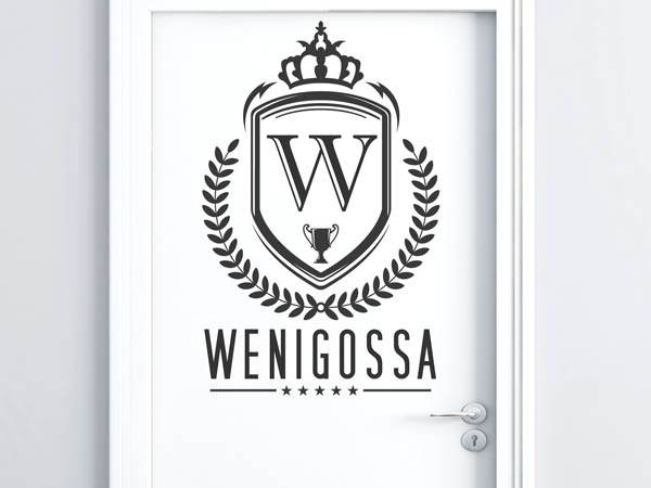 Wandtattoo Wenigossa Wappen