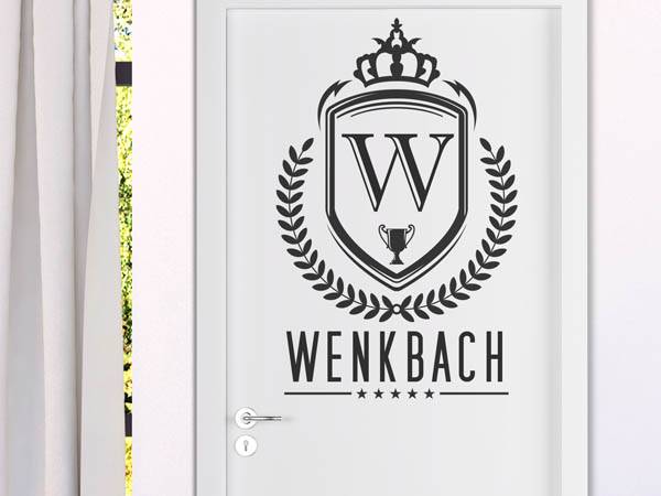 Wandtattoo Wenkbach Wappen