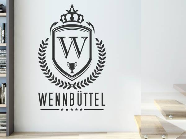 Wandtattoo Wennbüttel Wappen