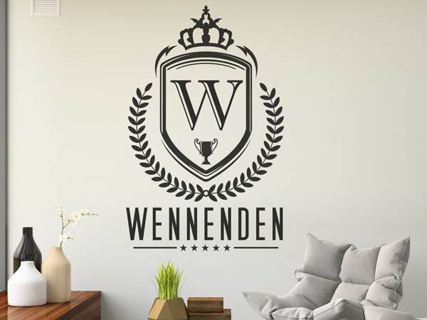 Wandtattoo Wennenden Wappen